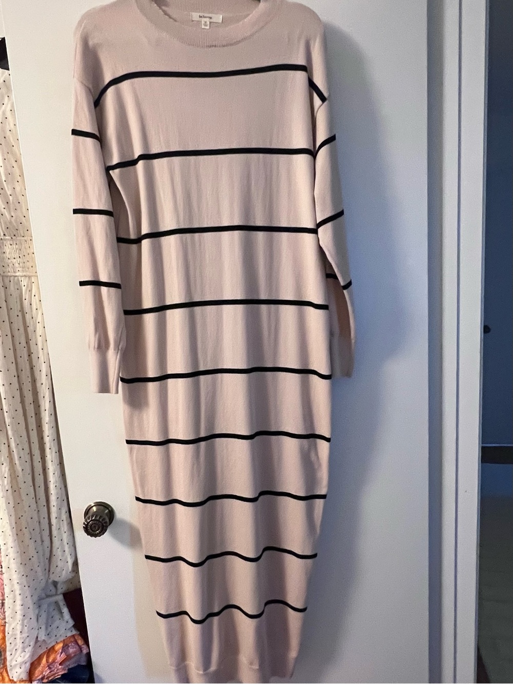 Striped Maxi Sweater Dress - New Without Tags